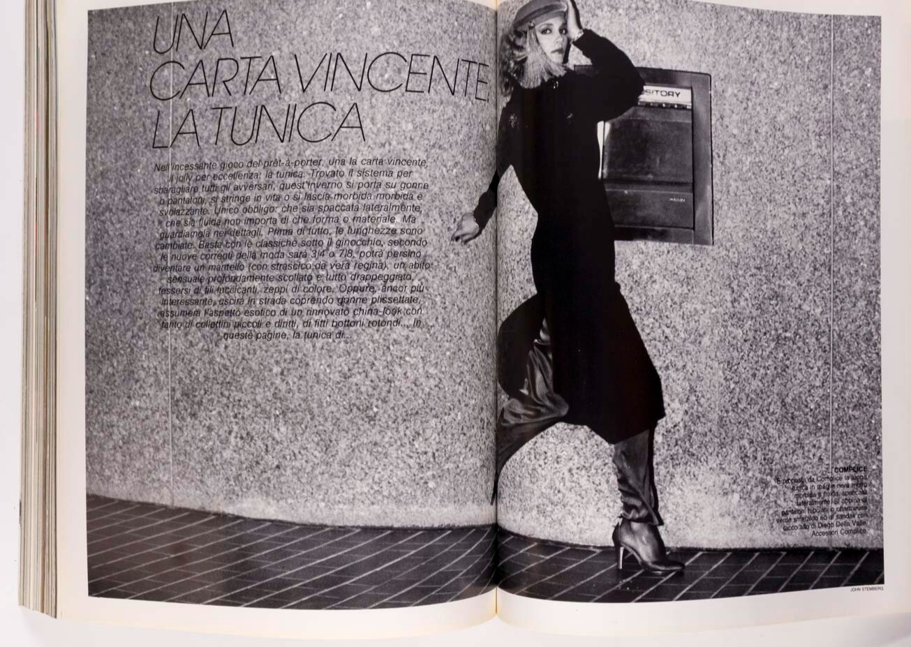 BROOKE SHIELDS Janice Dickinson GIA CARANGI Harpers Bazaar Italia July 1979 RARE