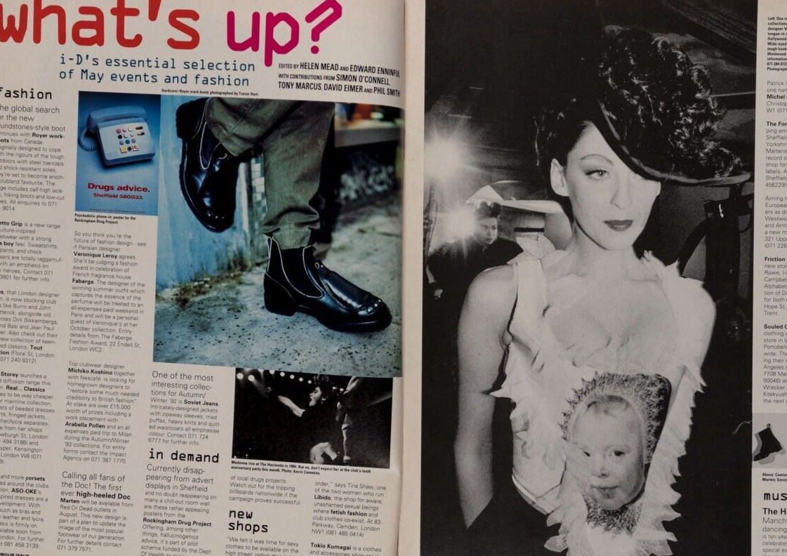 Helena Christensen RUFUS SEWELL Vivienne Westwood MAMBO Wim Wenders i-D magazine