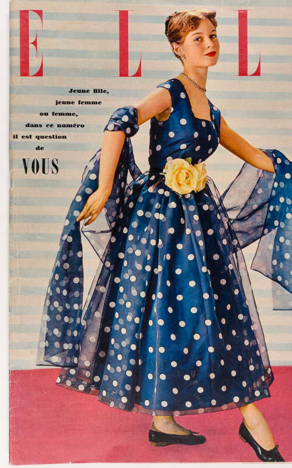 BRIGITTE BARDOT Suzy Parker BRASSAI Seville BETTE DAVIS French ELLE magazine 50s
