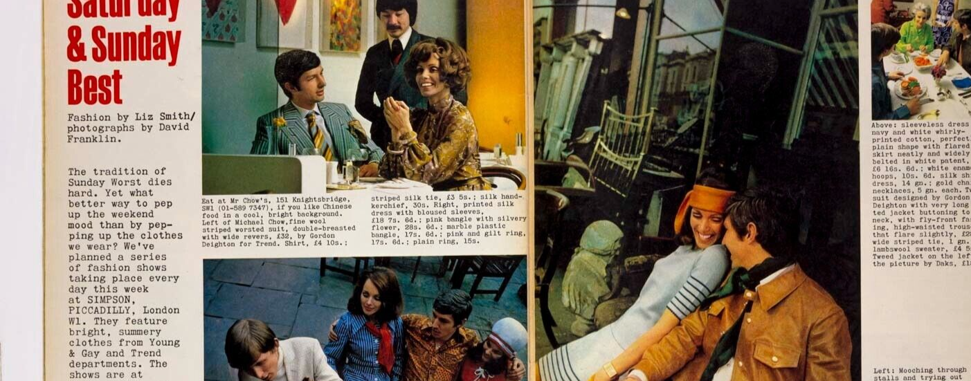 Mary Quant CECIL BEATON Nancy Cunard MICHAEL CHOW Jean Varon ~ Observer magazine