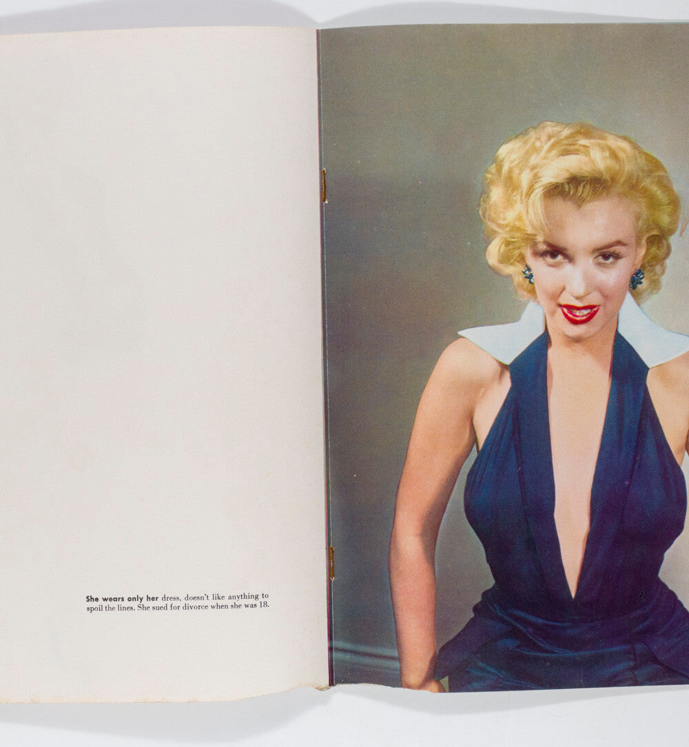 MARILYN MONROE Pin-ups MACO Replacement copy RARE 1953 poster magazine VTG 50's