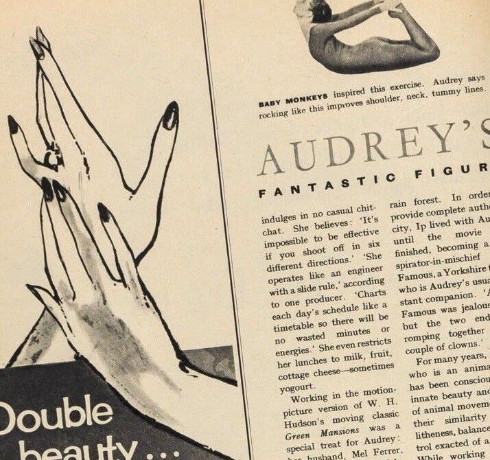 AUDREY HEPBURN Betty Leslie JACKIE RAE Goya BASIL DAVIS Woman & Beauty magazine