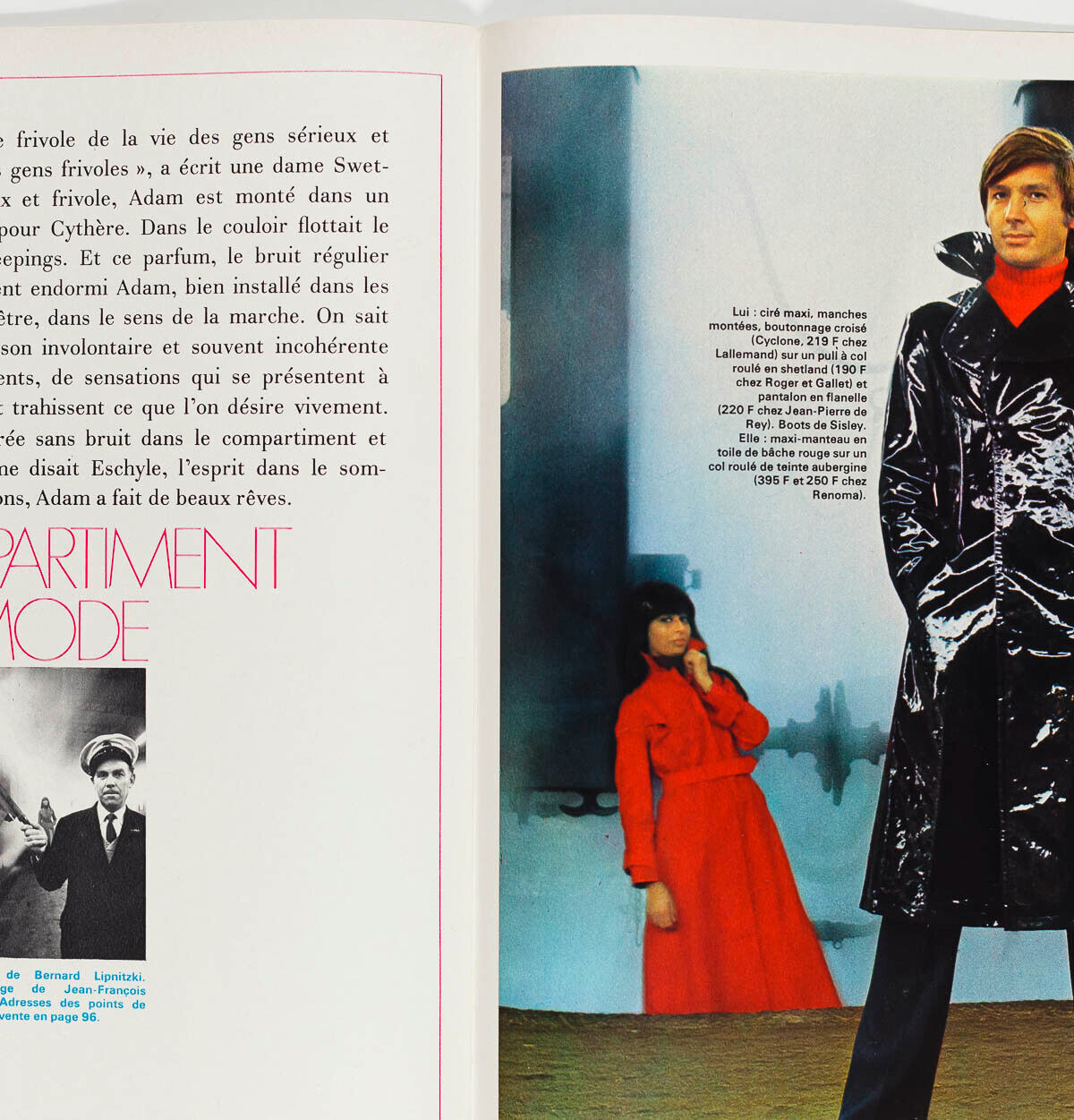 AMANDA LEAR Salvador Dali VENUS IN FURS Sacher Masoch SISLEY Men ADAM magazine