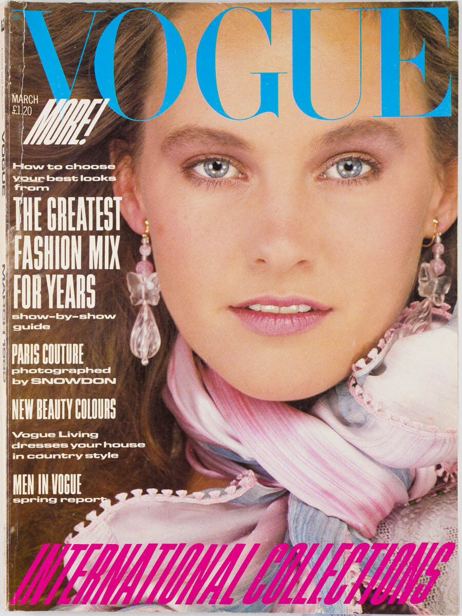 ISABELLE ADJANI Isabella Rossellini GIANNI VERSACE Sebastian Coe VOGUE magazine