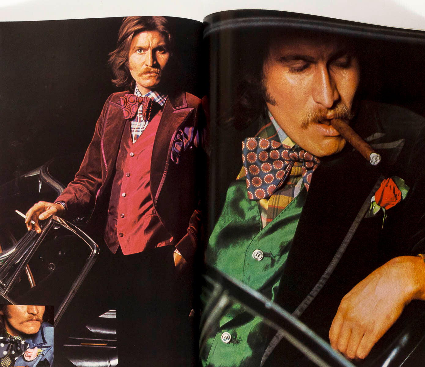 ROMAN POLANSKI Jasper Johns CANDY DARLING Toscani HELMUT BERGER L'uomo Vogue 70s