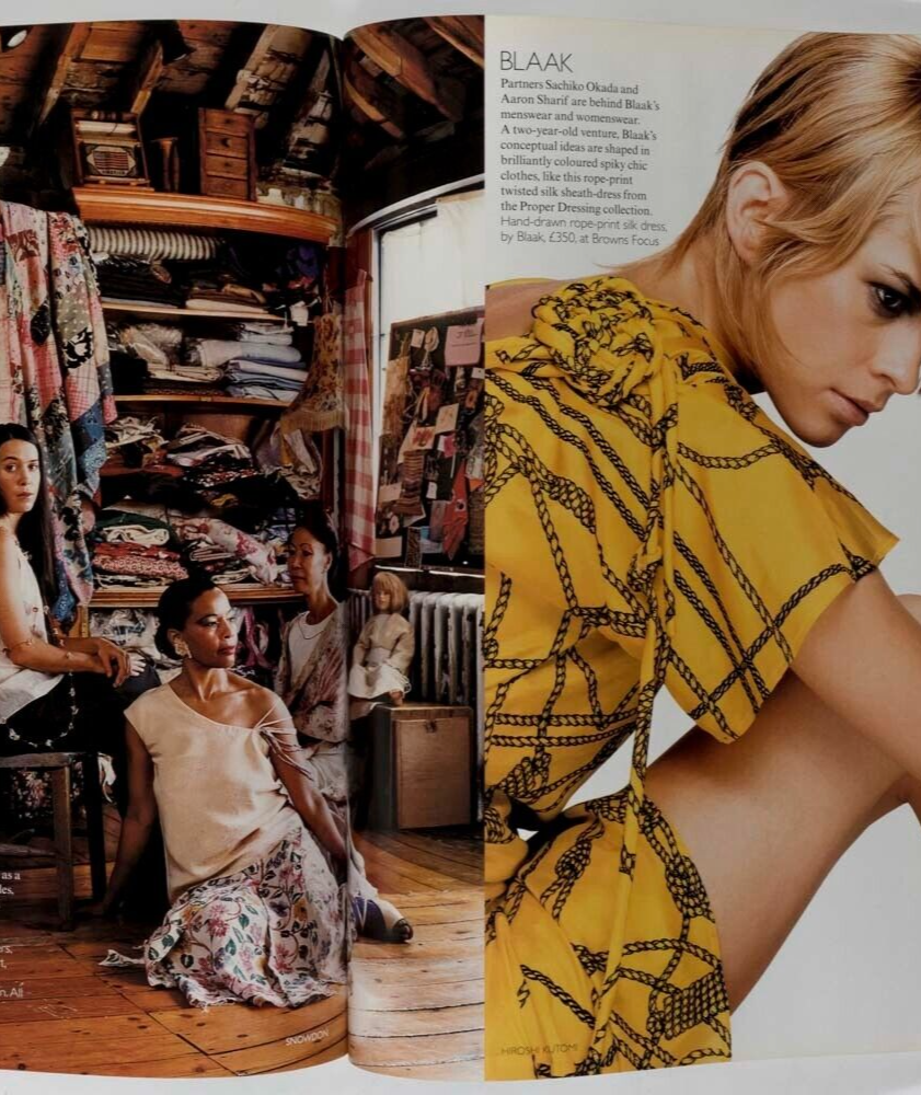 Naomi Campbell TOM FORD Sarah Jessica Parker VOGUE February 2001 Hannelore Knuts