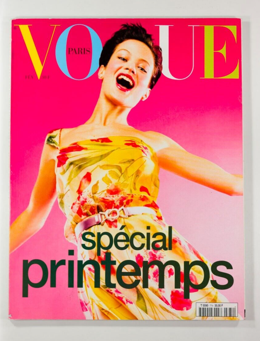 Carolyn Murphy PERRY OGDEN Arthur Elgort RAYMOND MEIER vtg PARIS VOGUE magazine