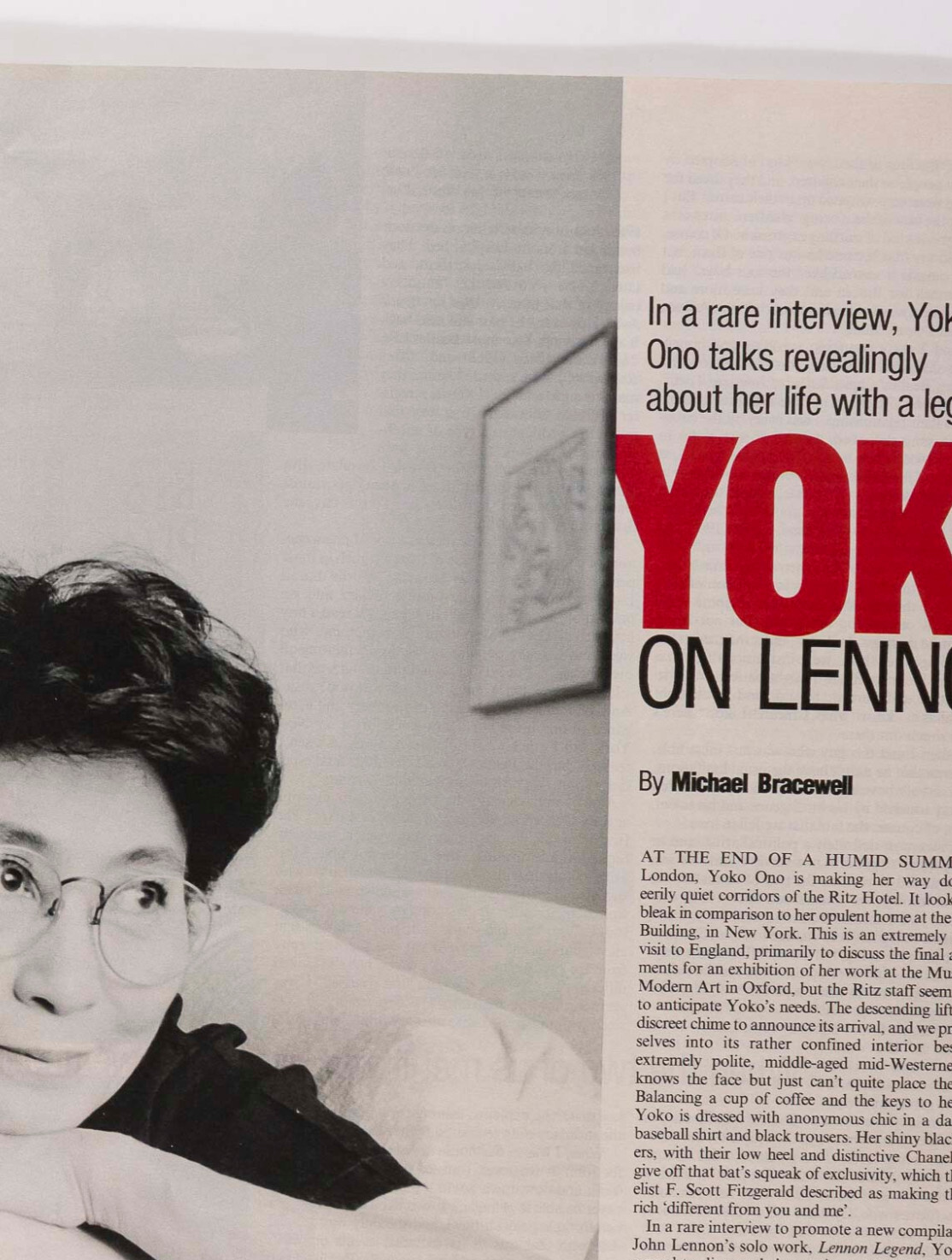 YOKO ONO John Lennon MARTHA STEWART Telegraph November 1997 Mindy McCready FAYED