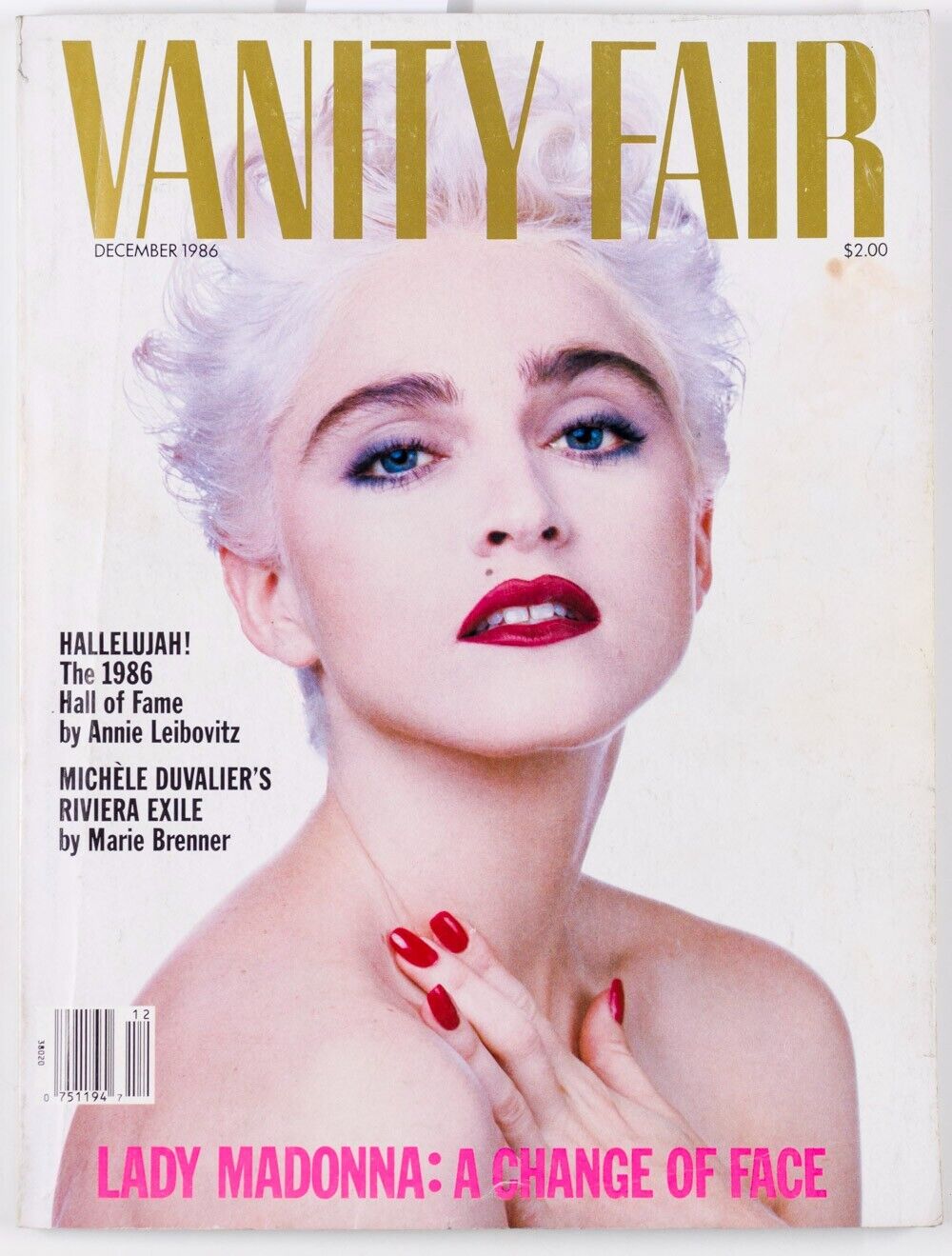 Madonna KEITH HARING Leibovitz TINA TURNER Margaret Campbell PRINCE Vanity Fair