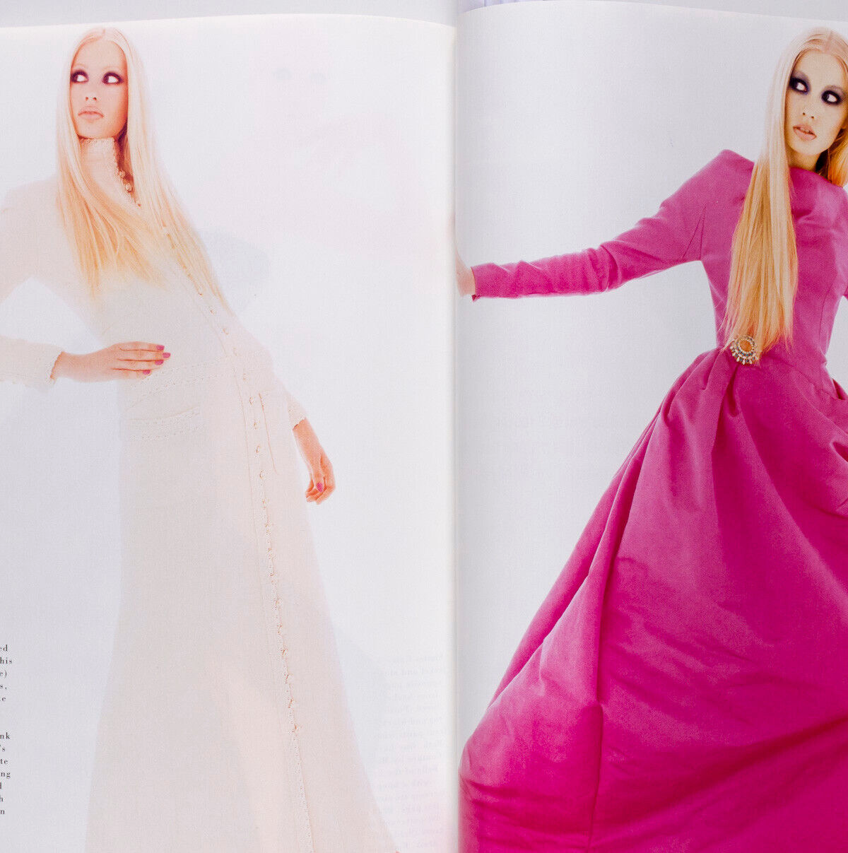 KIRSTY HUME Kate Moss CHRISTY TURLINGTON Guinivere EVA HERZIGOVA Roversi Harpers
