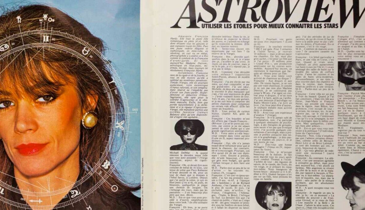Gerard Depardieu FRANCOISE HARDY Djmela FACADE magazine # 11 1982 Julio Iglesias