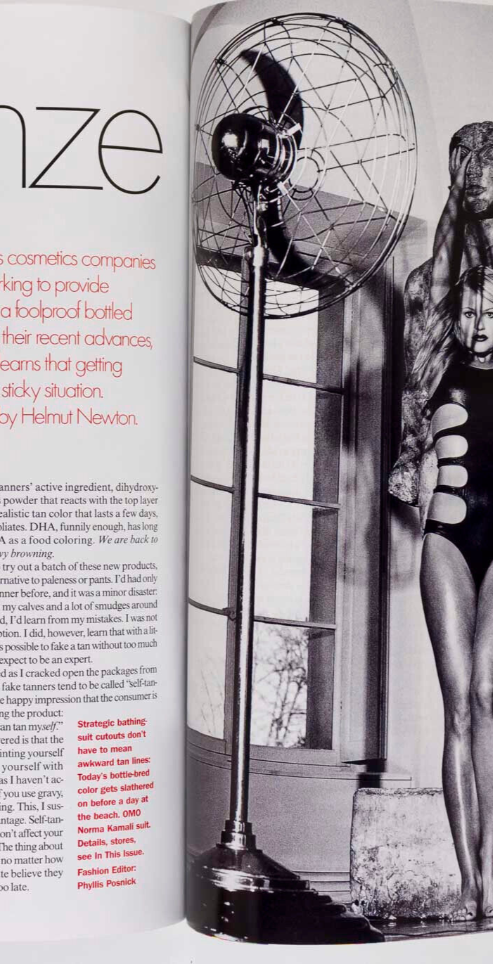 Amber Valletta IMAN Bowie HELMUT NEWTON Liz Hurley VOGUE June 1995 30th birthday