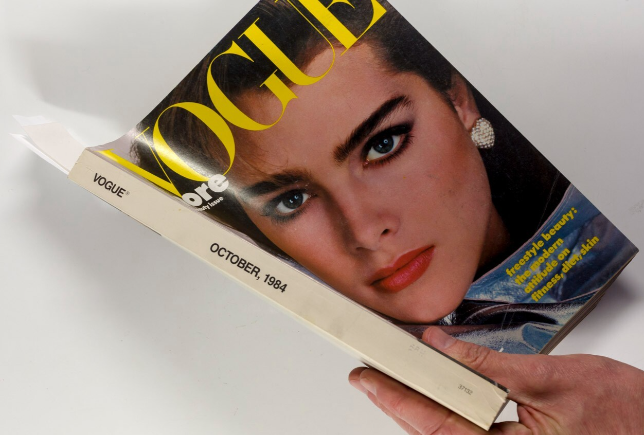 Brooke Shields AVEDON Matisse US VOGUE 1984 October Jessica Lange MATS GUSTAFSON