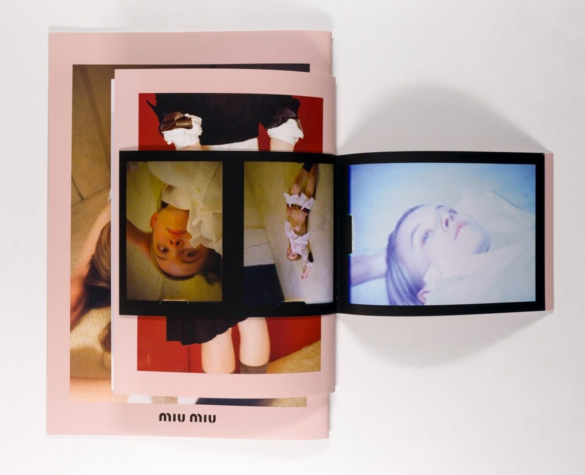 Sydney Sweeney TYRONE LEBON Lotta Volkova MIU MIU catalog LOOKBOOK zine AW 2022