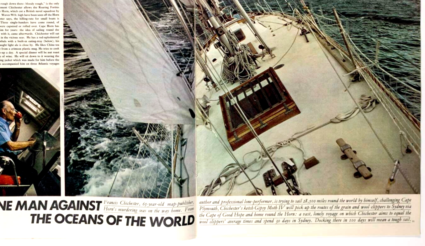 Nicole De Lamarge PETER KNAPP Cardin SUNDAY TIMES August 1966 Hemingway SINATRA