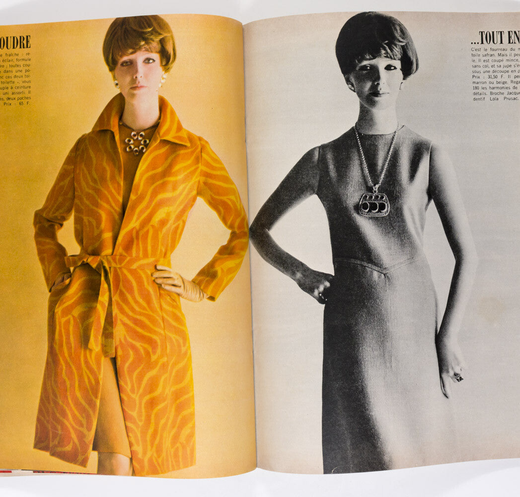 JEAN SHRIMPTON Francoise Hardy SUZANNE LENGLEN Elle magazine June 1965 Knapp VTG