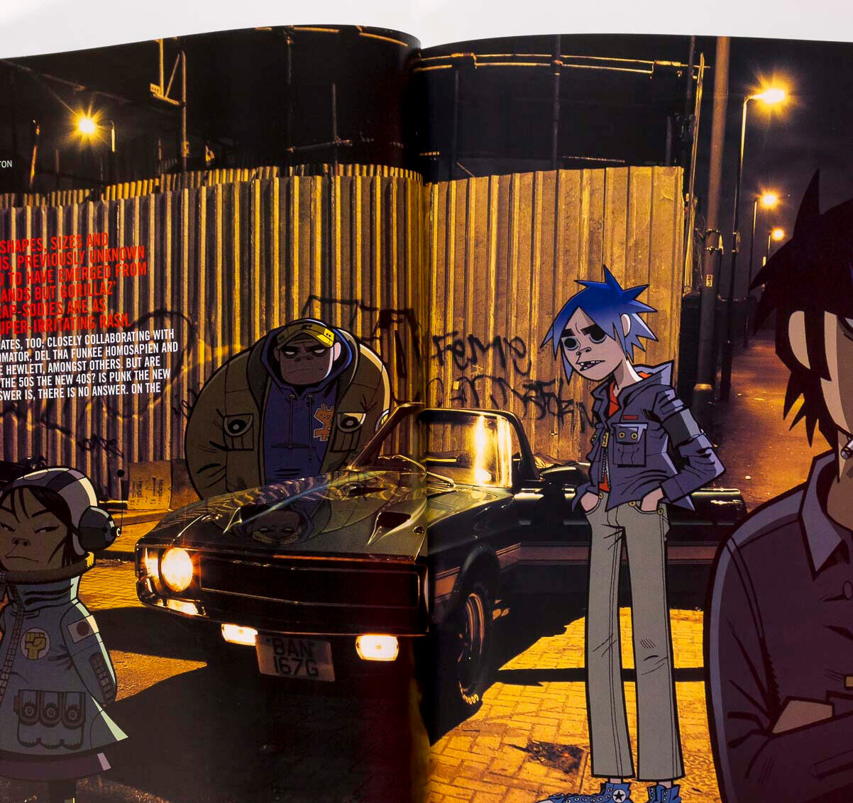 GORILLAZ 1st interview ! Jamie Hewlett DAMON ALBARN Jane Birkin DAZED & CONFUSED