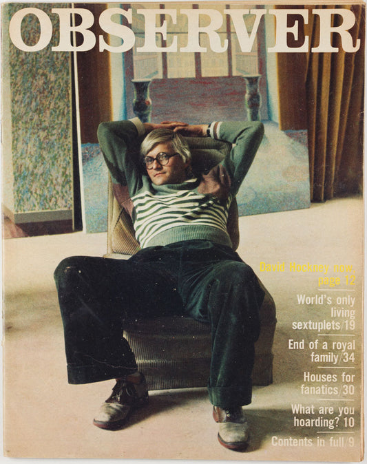 DAVID HOCKNEY Paul Reeves LED ZEPPELIN Peter Grant HOWE Vadim OBSERVER magazine