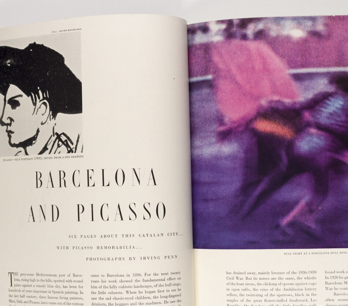 Jean Patchett IRVING PENN Picasso GLORIA SWANSON Tilly Losch vtg VOGUE magazine