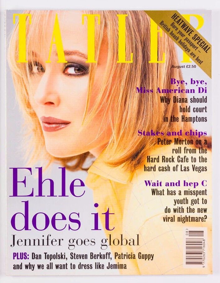 Jennifer Ehle JEMIMA KHAN Hamptons STEVEN BERKOFF Peter Morton TATLER magazine