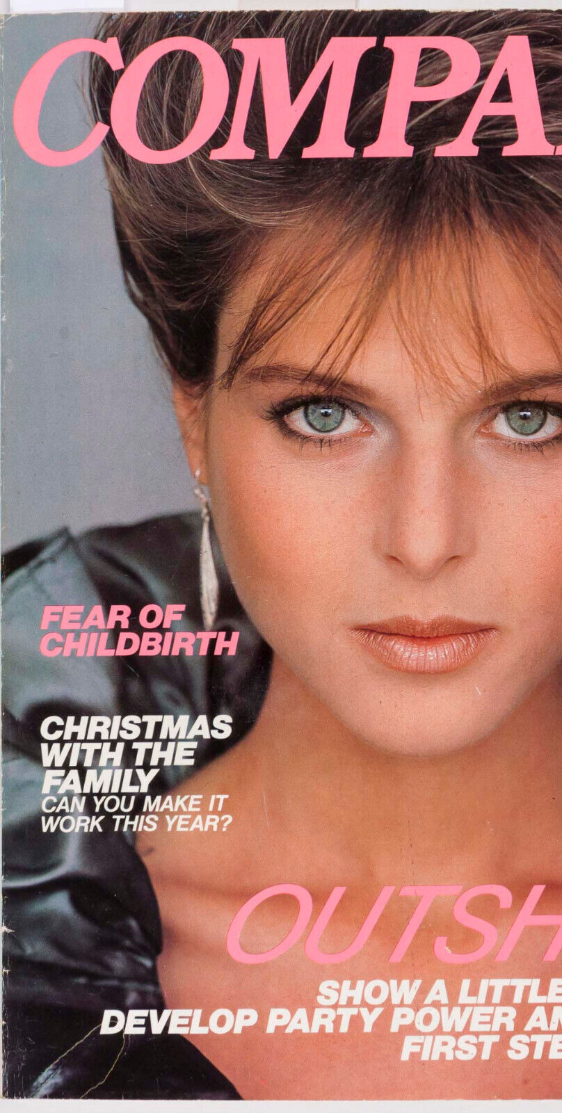 CATHERINE OXENBERG Halston FAME Rare COMPANY MAGAZINE 1980's vtg fashion 80s UK