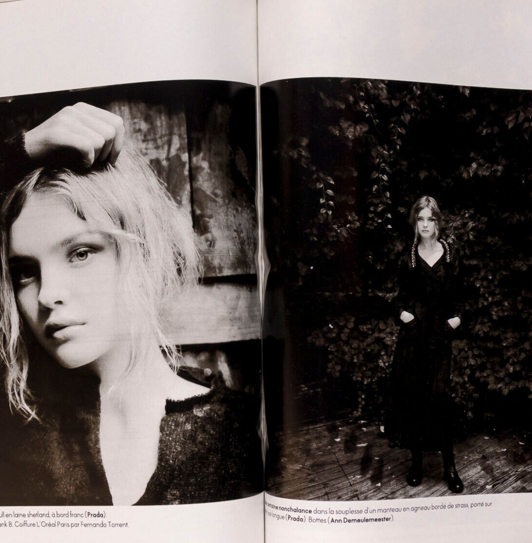 NATALIA VODIANOVA Bjork STEPHAN SEDNAOUI Elle magazine JEAN-BAPTISTE MONDINO vtg