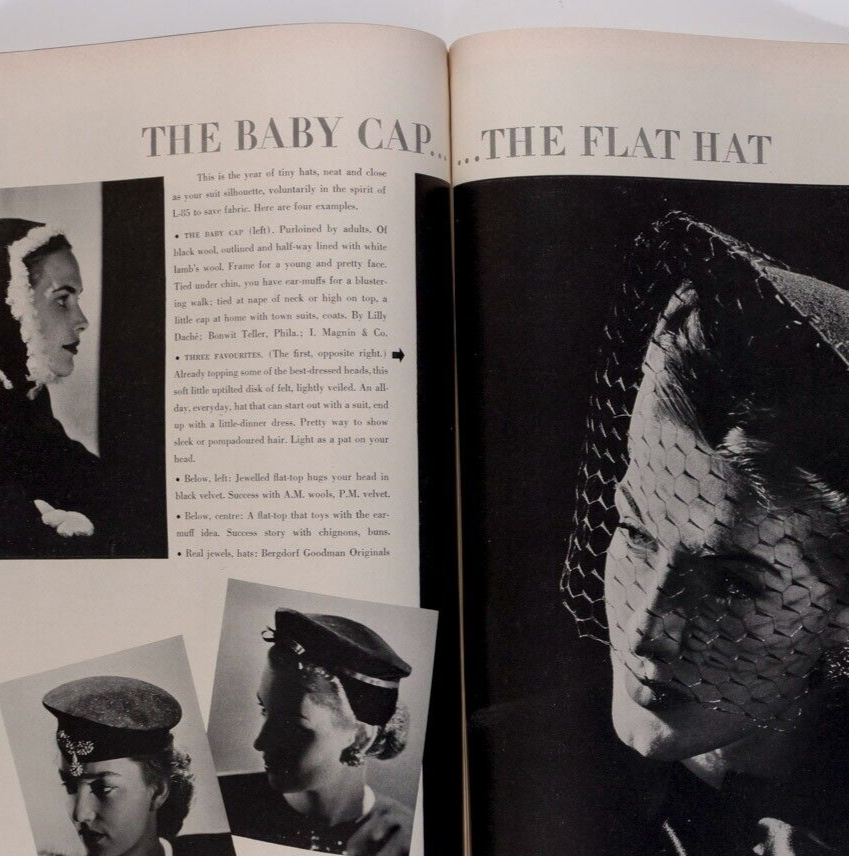 Susann Shaw DUKE ELLINGTON Clark Gable VOGUE November 1943 Maternity DALI Jazz