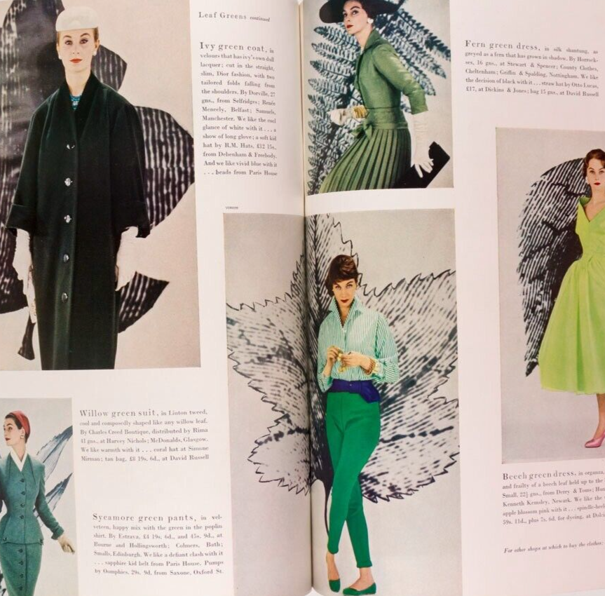 Susan Abraham NORMAN PARKINSON Australia VOGUE February 1955 JOHN WARD Huston UK