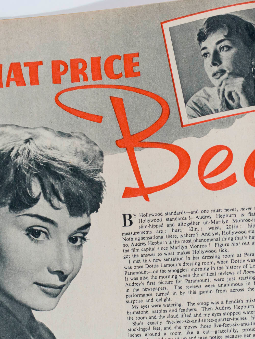 MARILYN MONROE Ava Gardner AUDREY HEPBURN Piper Laurie MITZI Photoplay magazine