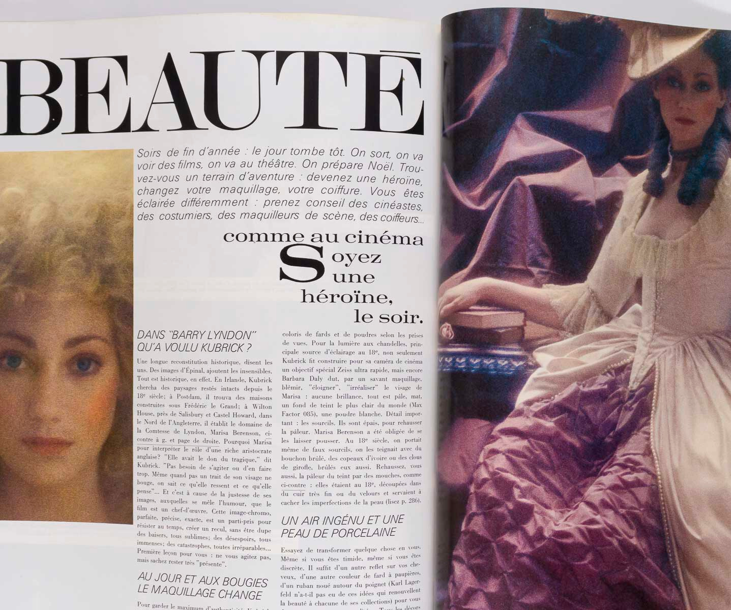 ROMAN POLANSKI Sharon Tate GUY BOURDIN Paris Vogue December 1976 Sarah Moon 1977