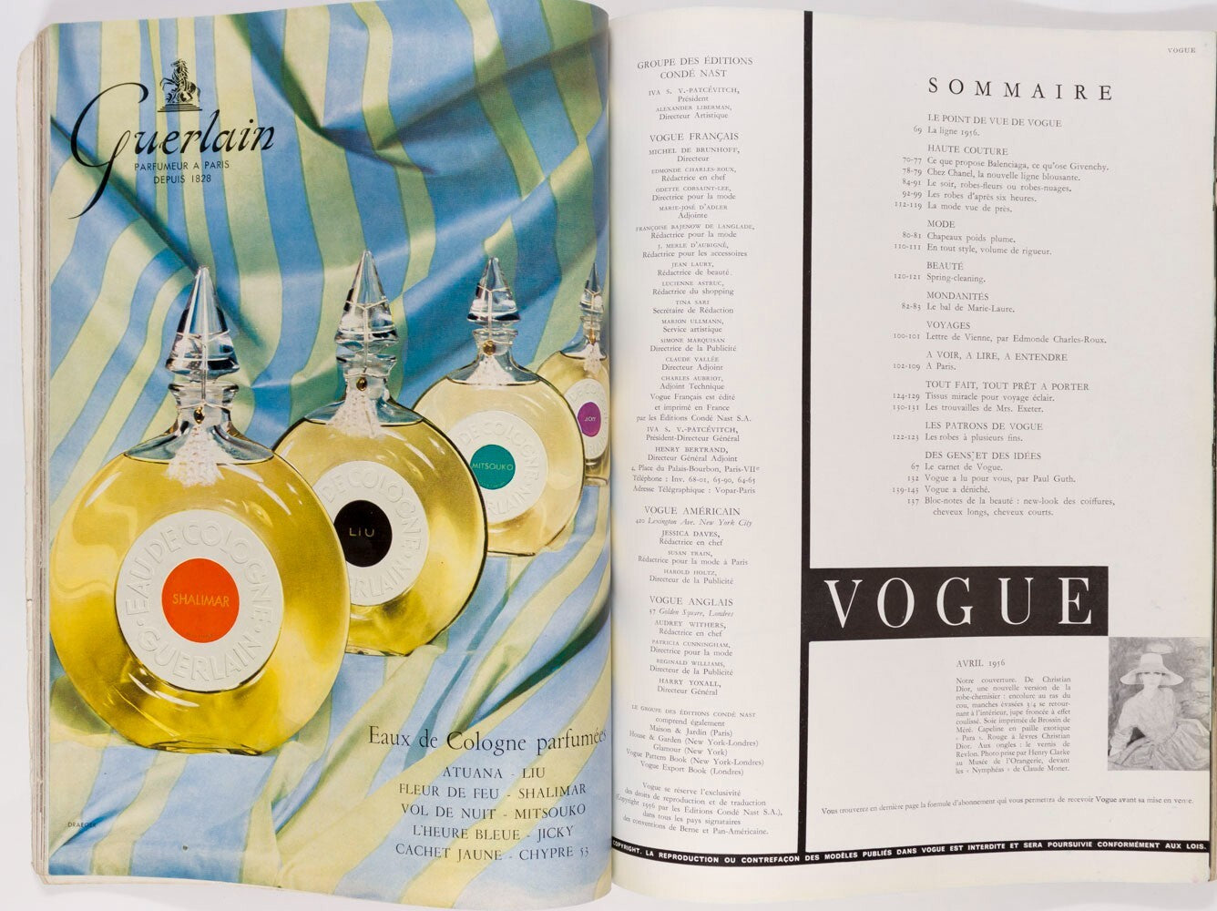 DOVIMA Audrey Hepburn MONET Balenciaga GUY BOURDIN Bernard Buffet GIVENCHY Vogue
