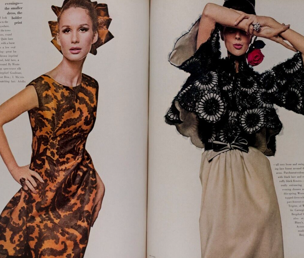 Wilhelmina Cooper TANIA MALLETT Suzy Parker CHANEL Peter Beard BERT STERN Vogue