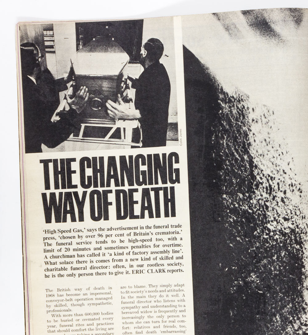 Death COLIN JONES Roald Dahl CECIL DAY LEWIS Nicol Williamson OBSERVER magazine