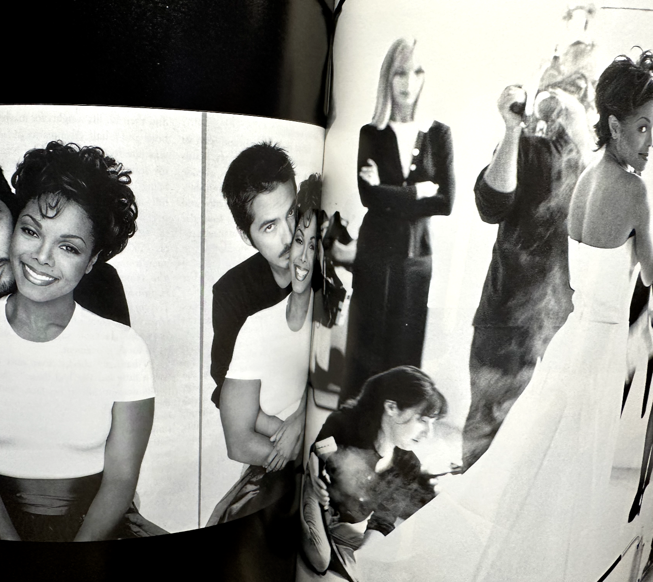 JANET JACKSON INTERVIEW Beauty JODIE KIDD Vogue Australia magazine 1996 January