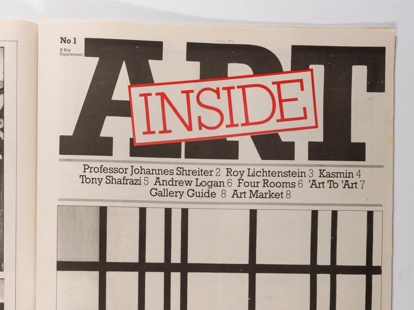 Duran ROY LICHTENSTEIN Annie Leibovitz RITZ magazine 85 1984 Yves Saint Laurent