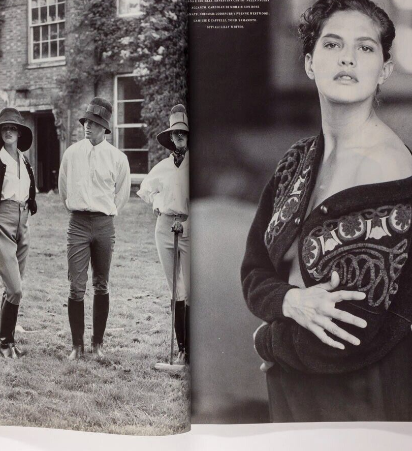 MATS GUSTAFSON Vivienne Westwood KOJI TATSUNO ~ VOGUE ITALIA wool supplement VTG