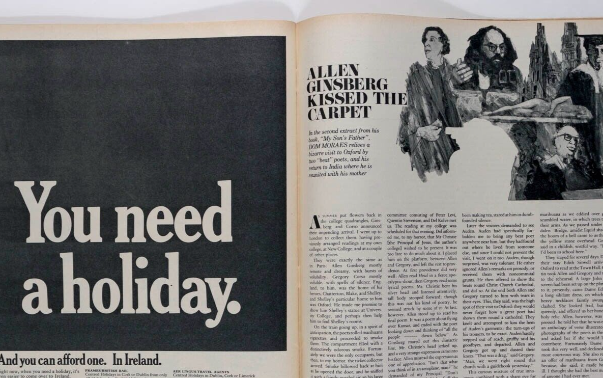 Veruschka JAGUAR XJ6 Jack Webber TELEGRAPH magazine September 1968 Mediums AVON