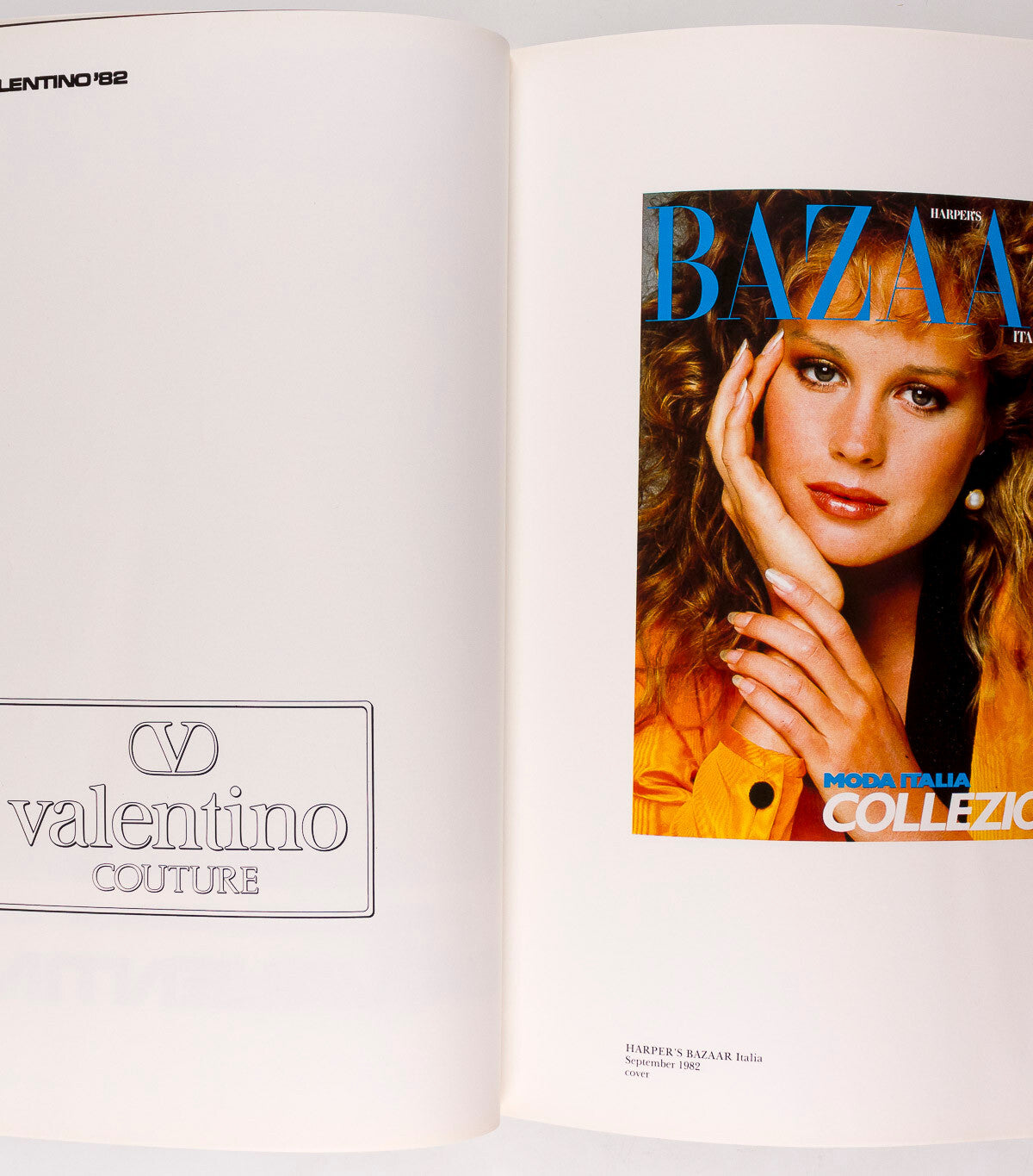The Best Of VALENTINO book 1982 Antonio Lopez COUTURE Botero VOGUE vtg CATALOGUE