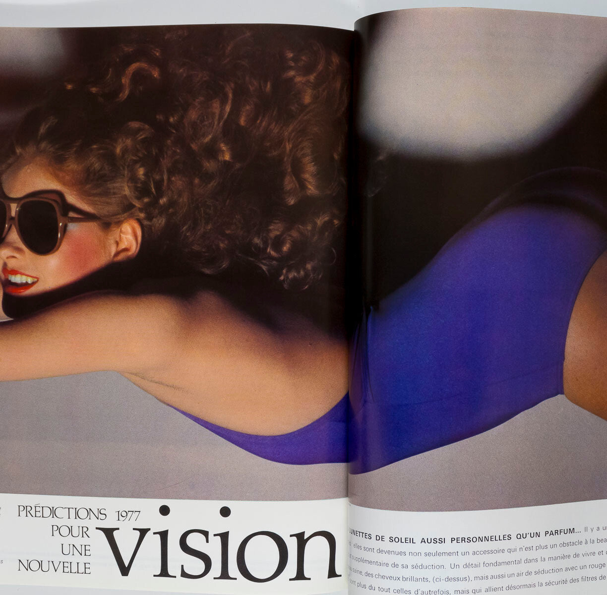 ROMAN POLANSKI Sharon Tate GUY BOURDIN Paris Vogue December 1976 Sarah Moon 1977