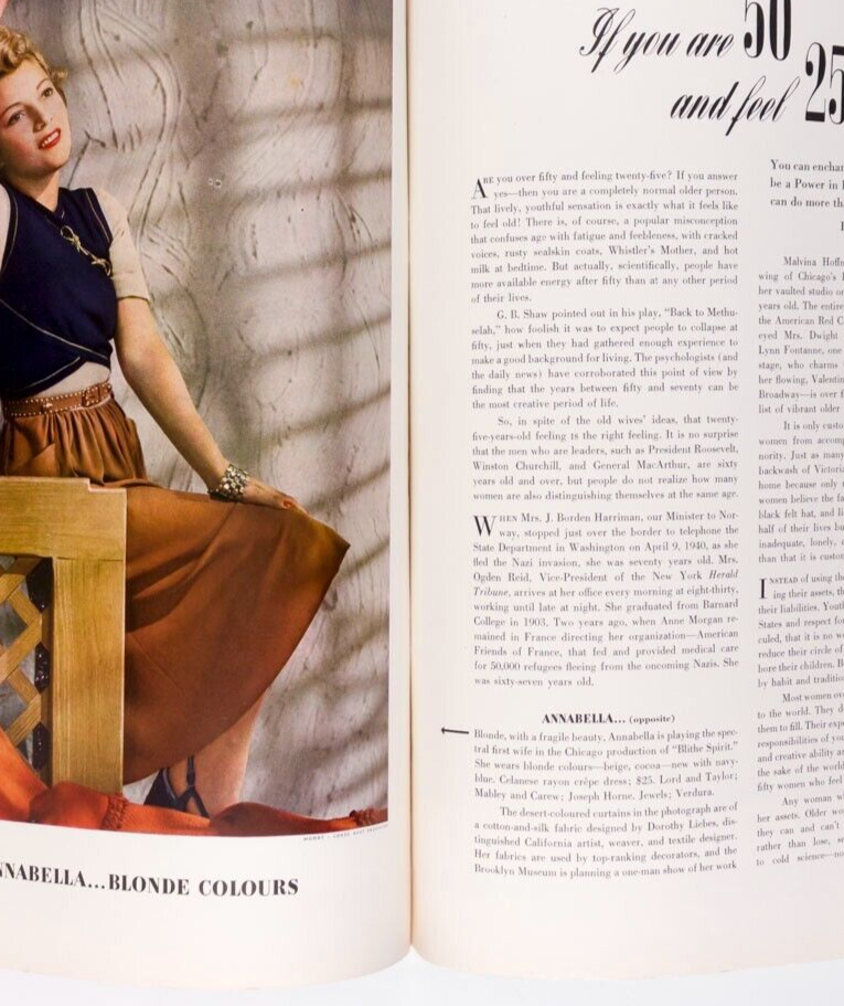 Meg Mundy RENE BOUET-WILLAUMEZ Jinx Falkenburg HORST Ludwig Bemelman BONDS Vogue