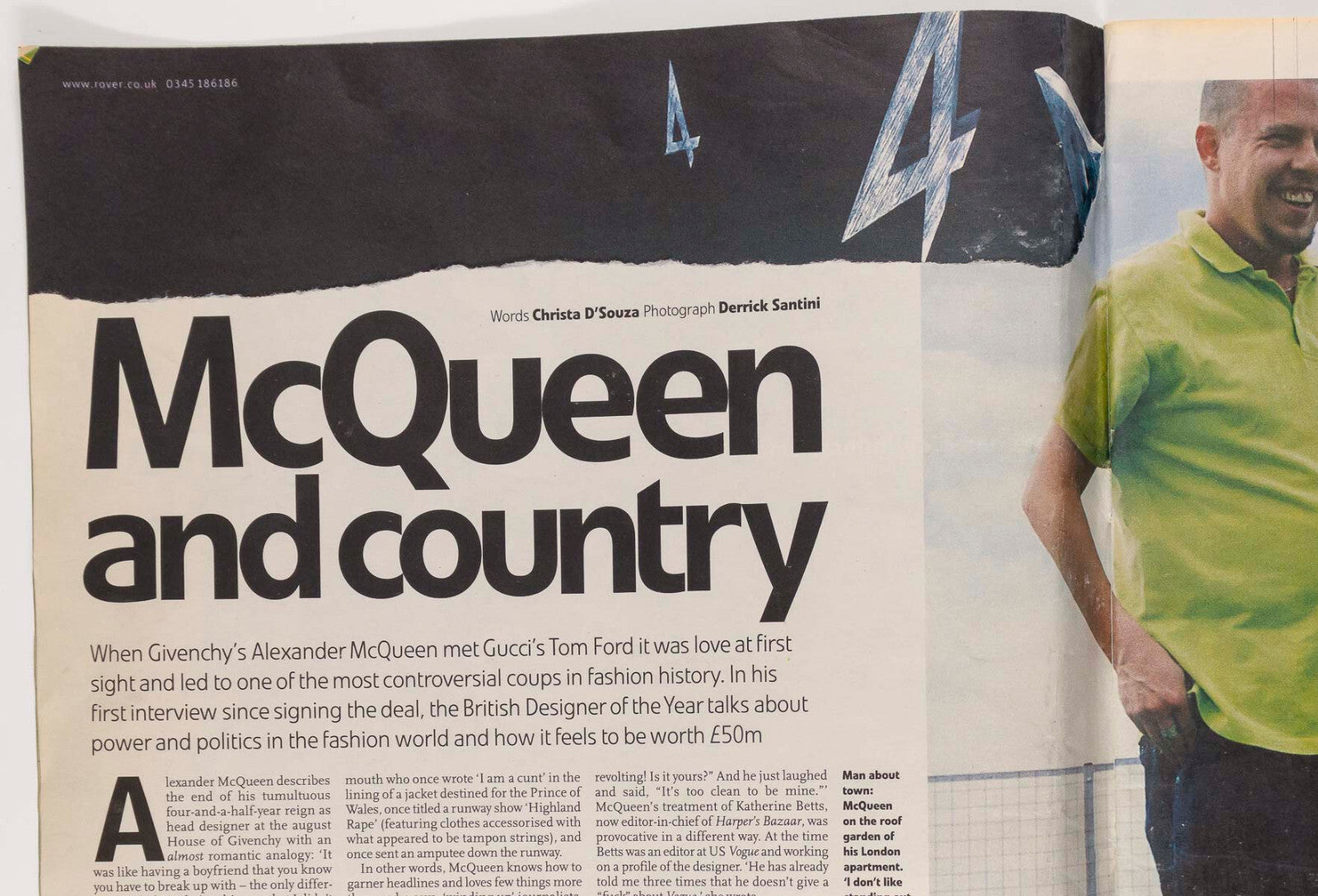 ALEXANDER McQUEEN Gucci TOM FORD Young Ones NIGEL PLANER  Observer Life magazine