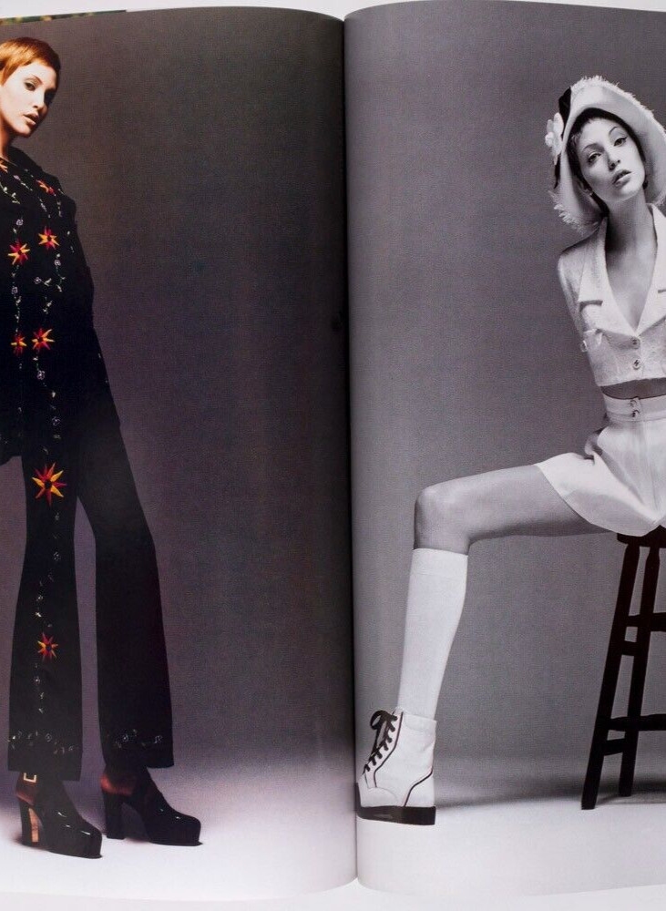 Peter Lindbergh CHRISTY TURLINGTON Anna Nicole Smith SOFIA COPPOLA vtg Harper's