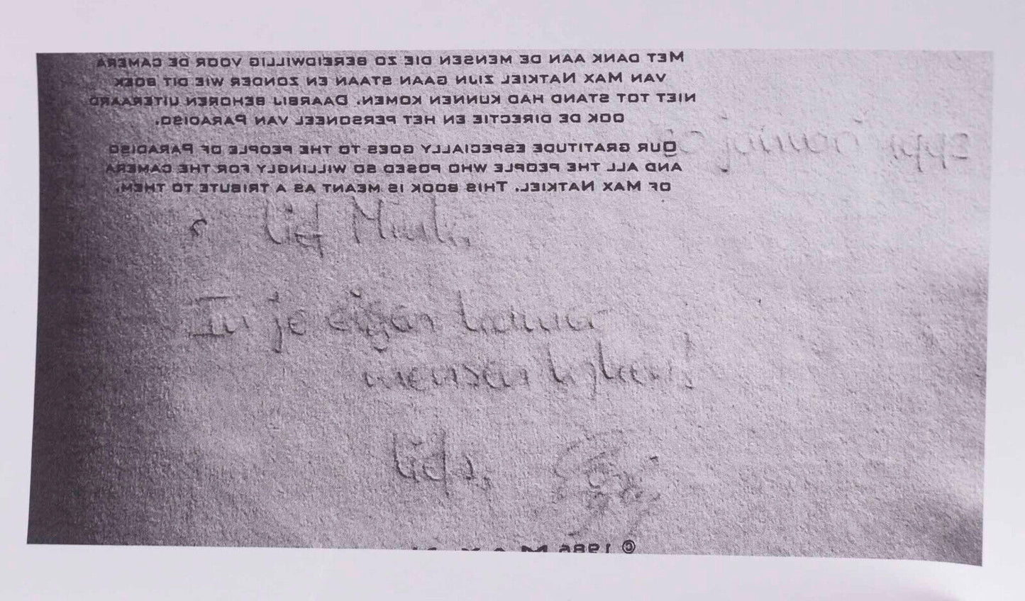 PARADISO STILLS Rare PUNK counterculture BOOK Max Natkiel 1986 Amsterdam CLUB