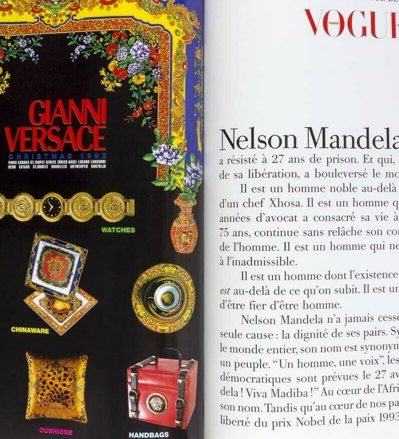 Nelson Mandela NAOMI CAMPBELL Heather Stewart-Whyte AMBER VALLETTA ~ PARIS VOGUE