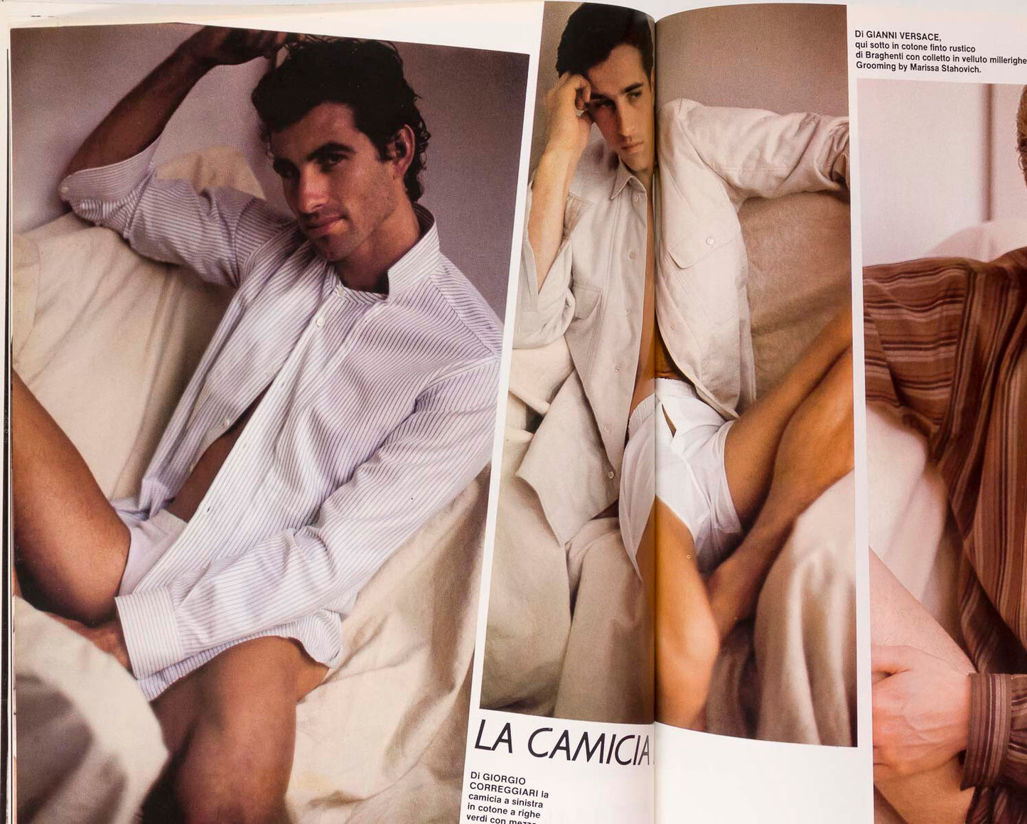 ERIC BOMAN male models 80s menswear VTG Piaget MEN'S HARPER'S BAZAAR ITALIA UOMO