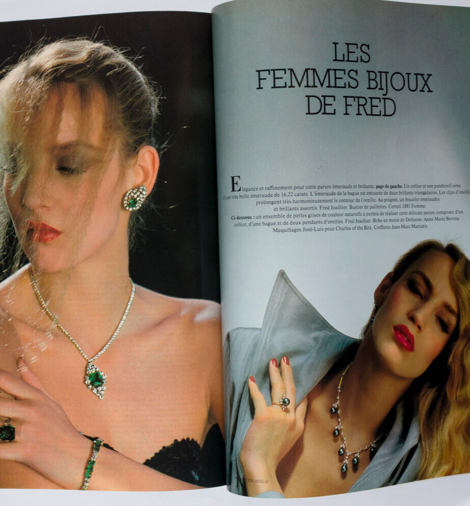 Janice Dickinson JERRY HALL Steve Hiett ART KANE Gianni Versace AVANTGARDE Vogue