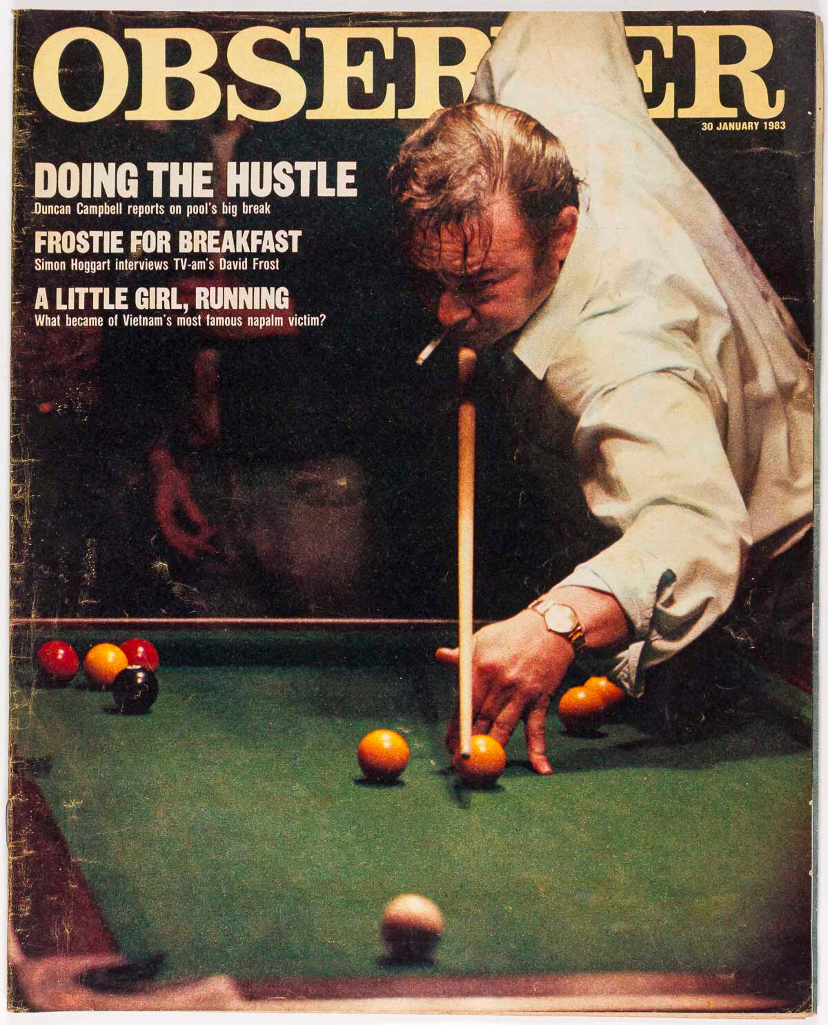 Pool DAVID FROST Napalm Girl VIETNAM Ken Morgans TIMOTHY WEST Observer magazine