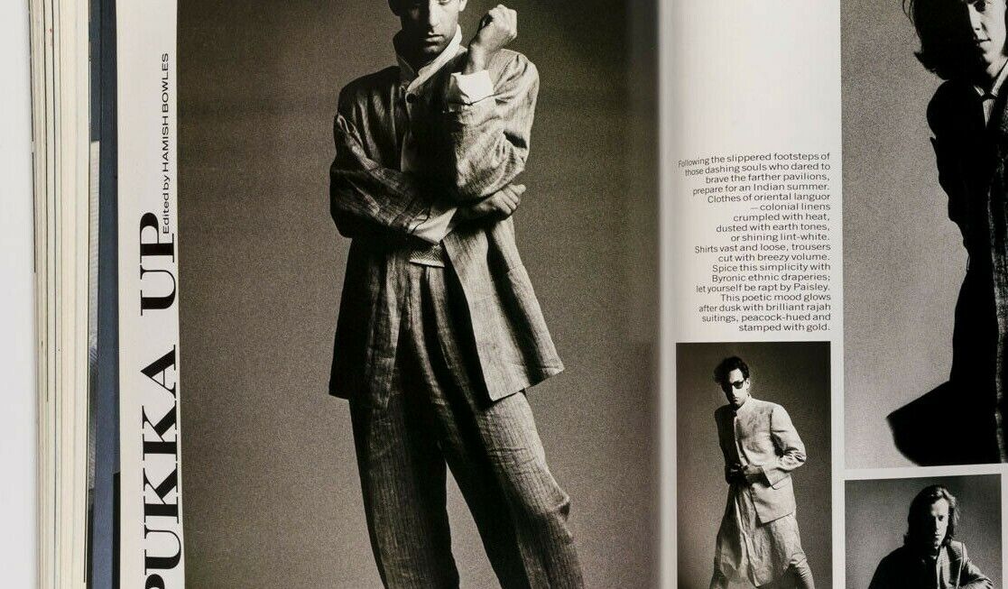 YASMIN LE BON Gloria Steinem TERENCE STAMP Marcel Marien CDG Harpers magazine UK