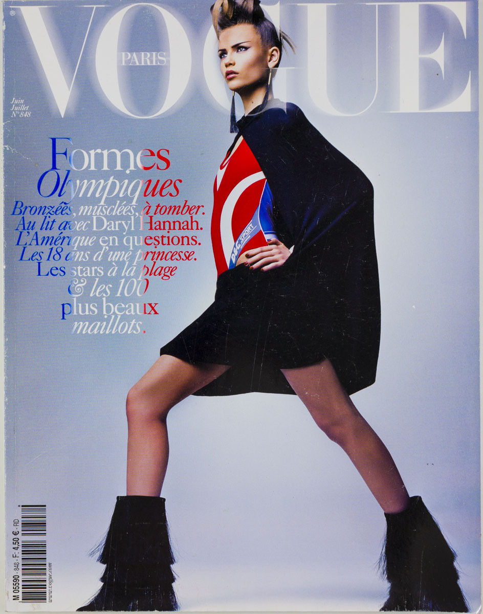 Natasha Poly DARYL HANNAH Cameron Russell CINDY CRAWFORD Fr.Paris Vogue magazine