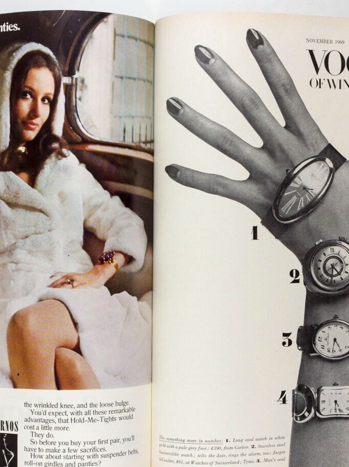 Maudie James PATTIE BOYD Ingrid Boulting TWIGGY Moyra Swan MARISA BERENSON Vogue